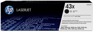 HP 43X High Yield Laser Toner Cartridge -Black (C8543X) Photo