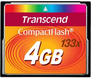 Transcend 4GB CompactFlash 133x Memory Card Photo