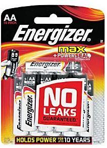 Energizer Max Alkaline E91 AA Batteries - 10 pack Photo