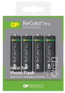 GP ReCyko+ Pro Rechargeable NiMH 2600mAh AA Batteries - 4 pack Photo