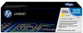 HP 125A Laser Toner Cartridge -Yellow (CB542A) Photo