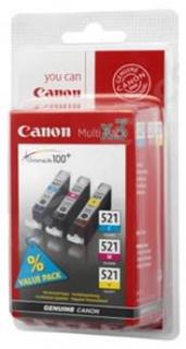 Canon CLI-521C/M/Y Color Ink Cartridge Multi Pack Photo