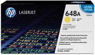 HP 648A Laser Toner Cartridge -Yellow (CE262A) Photo