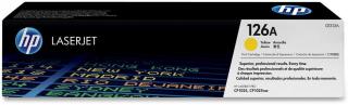 HP 126A Laser Toner Cartridge - Yellow (CE312A) Photo