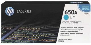 HP 650A Laser Toner Cartridge -Cyan (CE271A) Photo