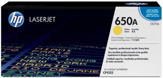 HP 650A Laser Toner Cartridge -Yellow (CE272A) Photo