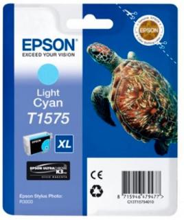 Epson T1575 Light Cyan Ink Cartridge (Turtle) Photo