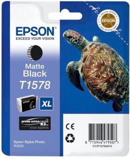Epson T1578 Matte Black Ink Cartridge (Turtle) Photo