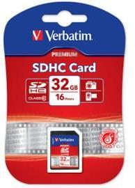 Verbatim 32GB Secure Digital HC Memory Card Photo