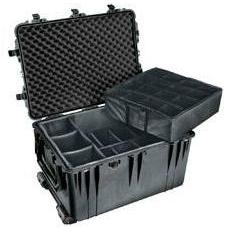 Pelican Case 1660 (with Cubed Foam) - Black Photo
