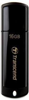 Transcend Jetflash 350 16GB Flash Drive - Black Photo