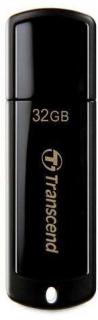 Transcend Jetflash 350 32GB Flash Drive - Black Photo