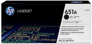 HP 651A Laser Toner Cartridge -Black (CE340A) Photo
