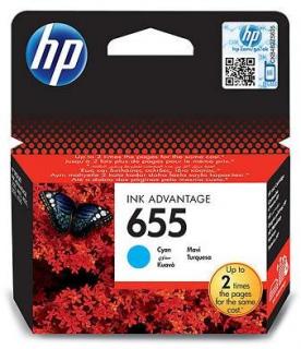 HP 655 Cyan Ink Advantage Cartridge Photo