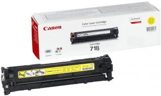 Canon 718Y Laser Toner Cartridge - Yellow Photo