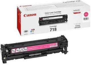 Canon 718M Laser Toner Cartridge - Magenta Photo