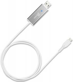 J5 Create JUC600 Male USB 2.0 Type A To Male Micro USB 3.0 Type B Mirror Cable - 1.2m Photo