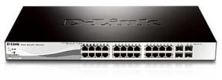 D-Link DGS-1210-24P 24-Port PoE Smart L2 Managed Gigabit Switch with 4 x SFP Ports Photo