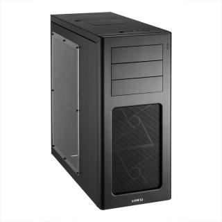 LIAN LI PC-7HWX Windowed Mid Tower Chassis - Black Photo