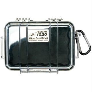 Pelican 1020 Case with rubber liner - Black clear Photo