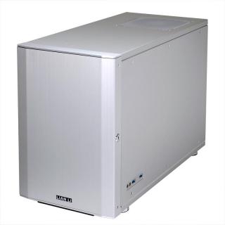 LIAN LI PC-Q35 Mini Tower Chassis - Silver Photo