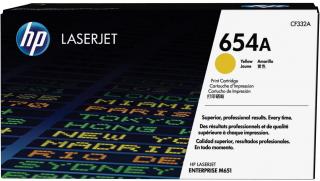 HP 654A Yellow LaserJet Toner Cartridge (CF332A) Photo