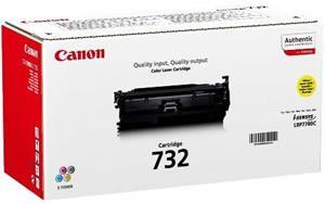 Canon 732Y Laser Toner Cartridge - Yellow Photo