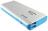 Adata PT100 10000mAh Power Bank - White with Blue Highlight Photo