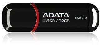 Adata UV150 128GB USB3.0 Flash Drive - Glossy Black Photo