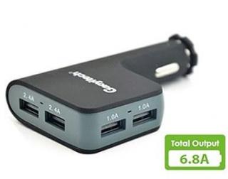 Unbranded HM-DVI13 In-Car 4-Port USB Car Charger Photo