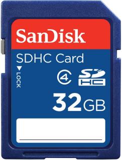 Sandisk 32GB Standard SDHC Class 4 Memory Card Photo