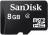 Sandisk 8GB microSDHC Class 4 Memory Card With SD Adapter Photo