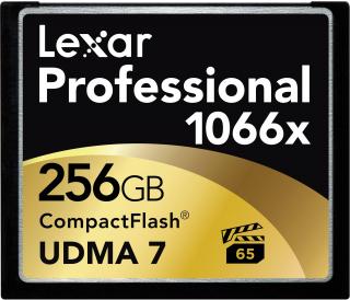 Lexar Professional 256GB CompactFlash UDMA7 1066x Memory Card Photo