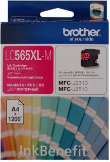 Brother LC565XLM High Yield Magenta Ink Cartridge Photo