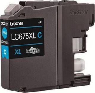 Brother LC675XLC High Yield Cyan Ink Cartridge Photo