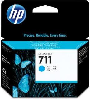 HP 711 Cyan Ink Cartridge (CZ130A) Photo