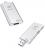 PQI iConnect Series 32GB OTG Flash Drive - Silver Photo