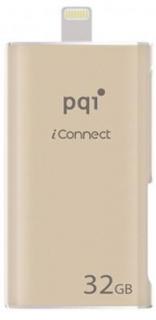 PQI iConnect Series 32GB OTG Flash Drive - Gold Photo