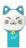 PQI Connect 303 Lucky Cat 32GB OTG Flash Drive - Blue Photo