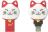 PQI Connect 303 Lucky Cat 64GB OTG Flash Drive - Red Photo