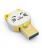PQI Connect 303 Lucky Cat 64GB OTG Flash Drive - Gold Photo