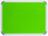 Parrot 900 x 900mm  Aluminium Frame Felt Info Board - Lime Green Photo