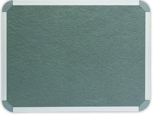 Parrot 900 x 900mm  Aluminium Frame Felt Info Board - Grey Photo