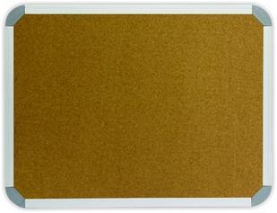 Parrot 1200 x 900mm  Aluminium Frame Felt Info Board - Cork Photo