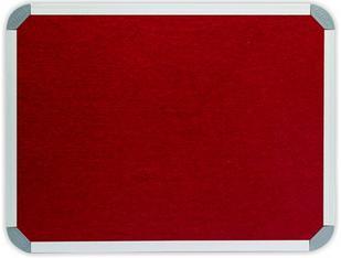 Parrot 1200 x 1200mm  Aluminium Frame Felt Info Board - Burgandy Photo