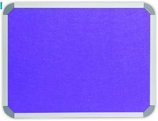 Parrot 1500 x 1200mm  Aluminium Frame Felt Info Board - Purple Photo
