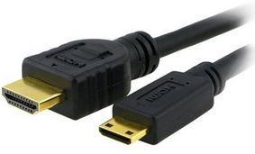 Vcom Male Mini HDMI To Male HDMI Cable - 1.8m Photo