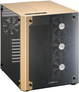 LIAN LI PC-O8 Windowed Mid Tower Chassis - Gold Photo