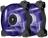 Corsair Air Series SP140 Purple LED Chassis Fan - Twin Pack Photo