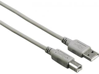 Hama USB2.0 Type A To USB Type B Cable - 3m - Grey (29100) Photo